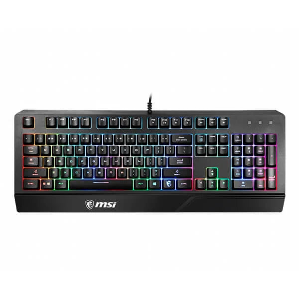 MSI Vigor GK20 RGB Full Size Membrane Wired Gaming Keyboard ( Black )
