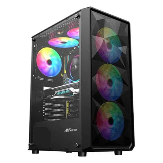 ANT VALUE VM41 ATX Mid Tower Cabinet ( Black )