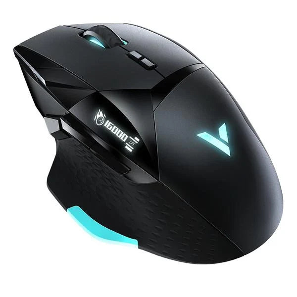 RAPOO VT900 Wired Ergonomic Gaming Mouse ( VT900 ) ( 16000DPI / 12 Macro Button ) ( Black )