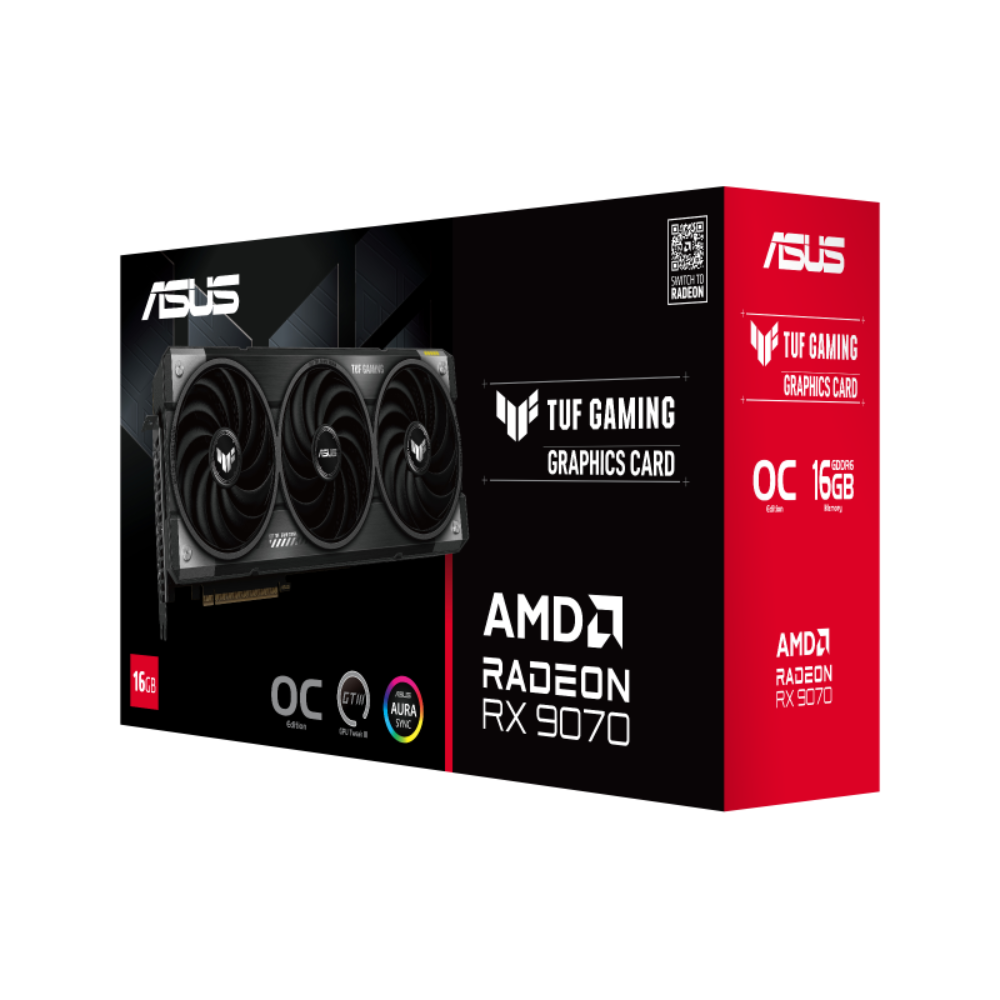 ASUS TUF Gaming Radeon RX 9070 OC Edition 16GB AMD Graphic Card