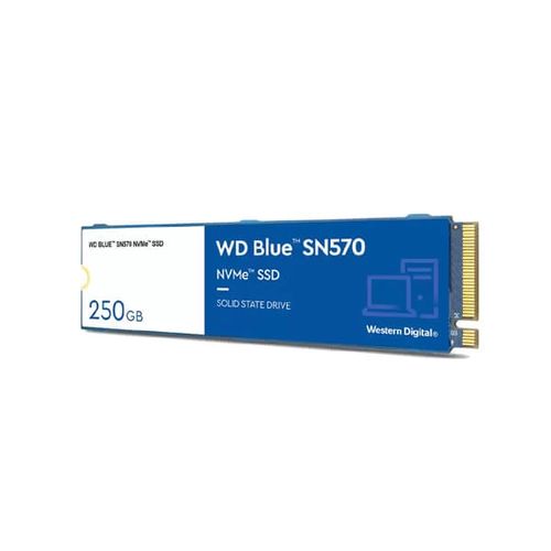 WESTERN DIGITAL Blue SN570 250GB M.2 NVME Gen3 Solid State Drive (SSD)