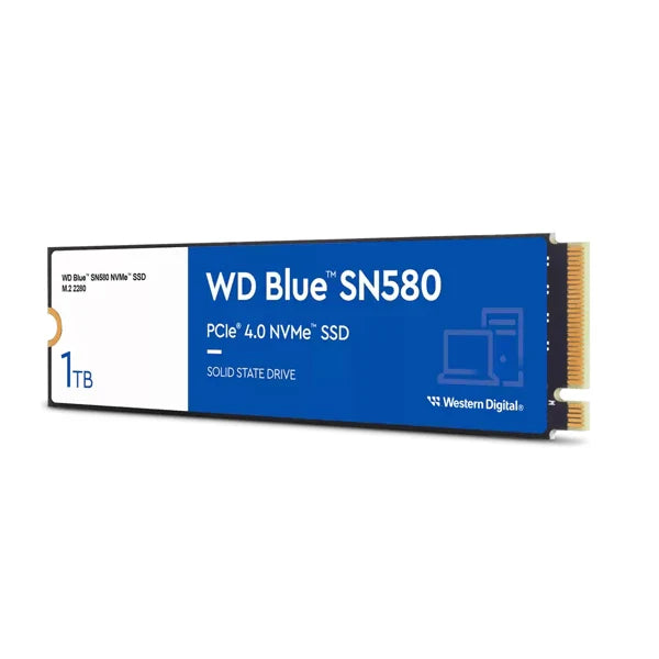 WESTERN DIGITAL Blue SN580 1TB M.2 NVME Gen4 Internal Solid State Drive ( SSD )