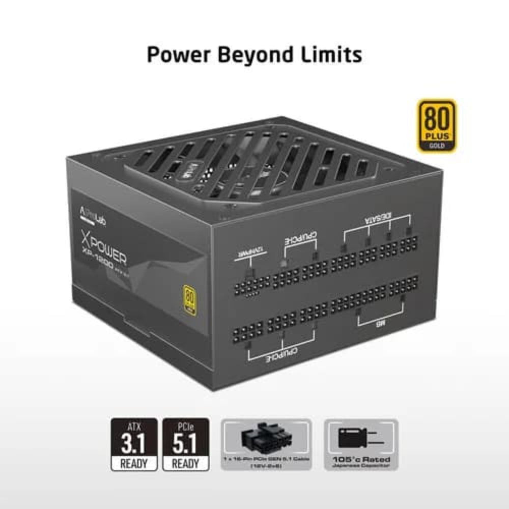 PROLAB DESIGN XPower XP-1200 Gold Fully Modular ATX 3.1 Power Supply ( 1200W )