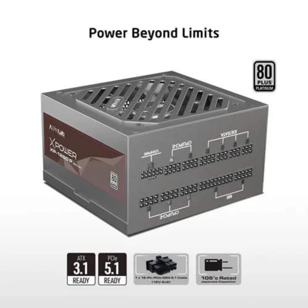 PROLAB DESIGN XPower XP-1250P 80+ Platinum Fully Modular ATX 3.1 Power Supply ( 1250W )