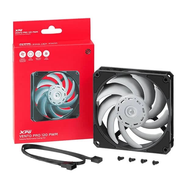 ADATA XPG Vento Pro 120mm Non-RGB Cabinet Fan (Black) (Single Pack)