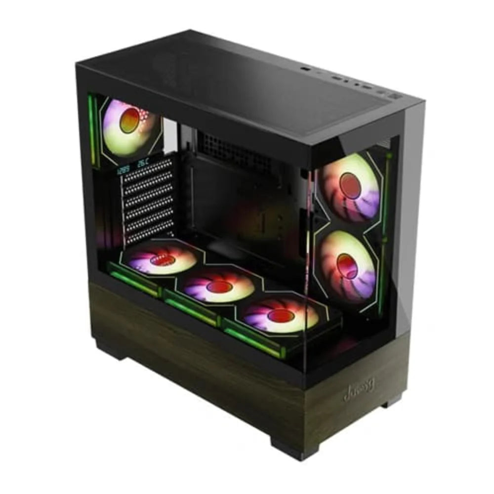 DAWG Y 738 ARGB ATX Mid Tower Cabinet ( Black )