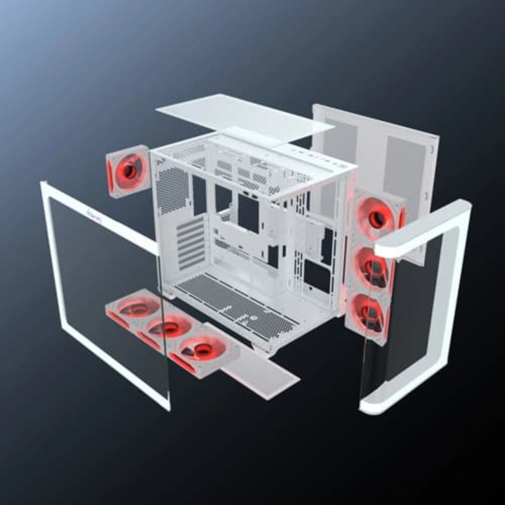 DAWG Y 820 ARGB ATX Mid Tower Cabinet (White)