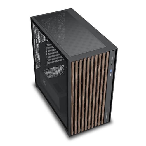 ANT ESPORTS Zen Wood C3 ATX Mid Tower Cabinet ( Black )