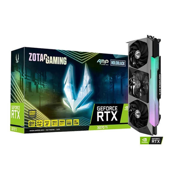 ZOTAC Gaming GeForce RTX 3070 Ti AMP Extreme Holo 8GB Nvidia Graphic Card