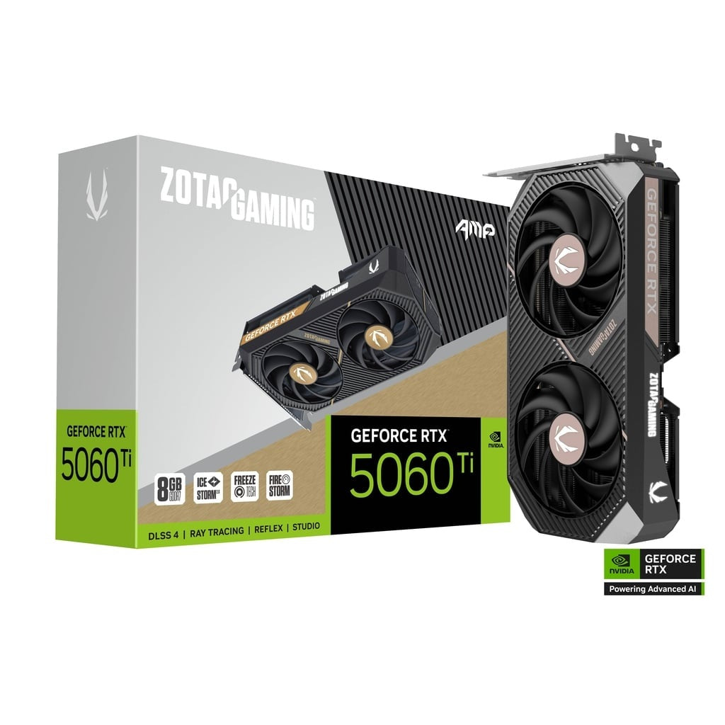 ZOTAC Gaming GeForce RTX 5060 Ti AMP 8GB Nvidia Graphic Card