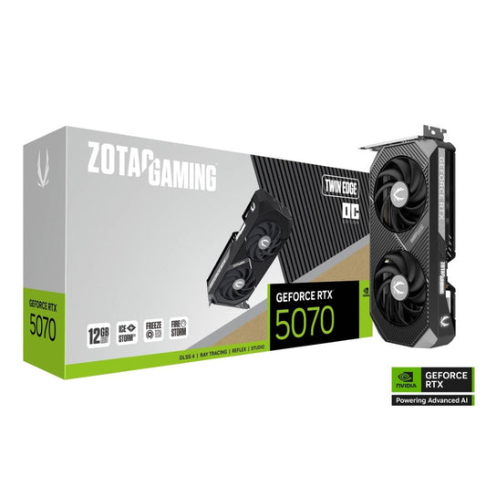 ZOTAC GAMING GeForce RTX 5070 Twin Edge OC 12GB Nvidia Graphic Card
