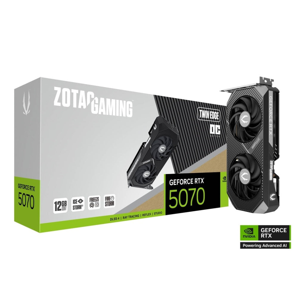 ZOTAC GAMING GeForce RTX 5070 Twin Edge OC 12GB Nvidia Graphic Card