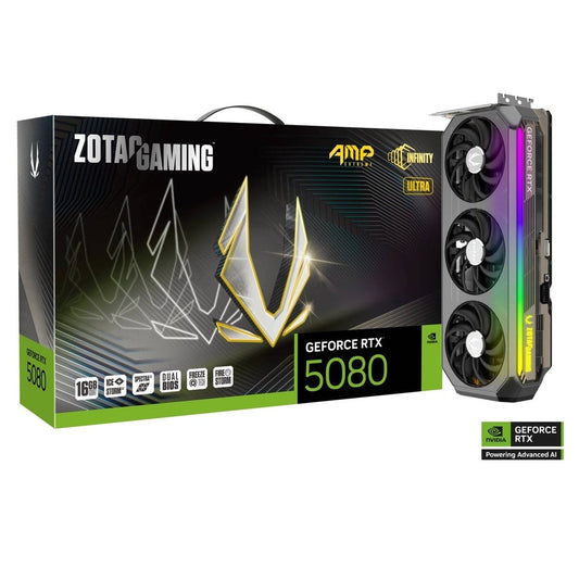 ZOTAC GAMING GeForce RTX 5080 AMP Extreme Infinity Ultra 16GB Nvidia Graphic Card