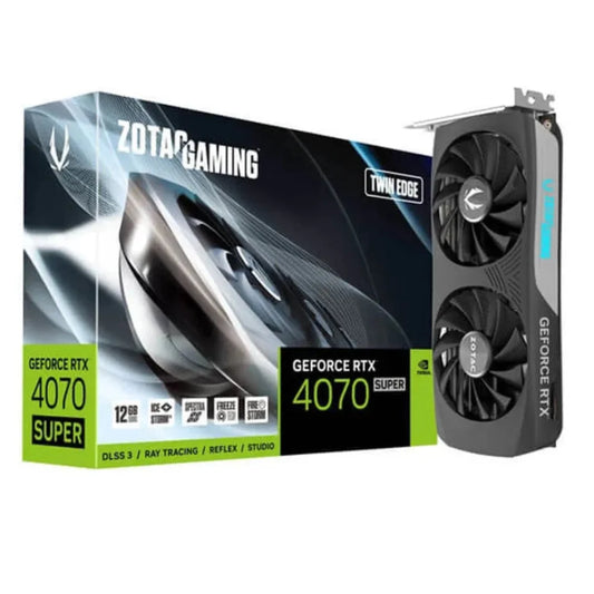 ZOTAC Gaming GeForce RTX 4070 Super Twin Edge 12GB Nvidia Graphic Card